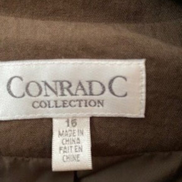 Blazer khaki taille 16 de marque Conrad C - Picture 2 of 2
